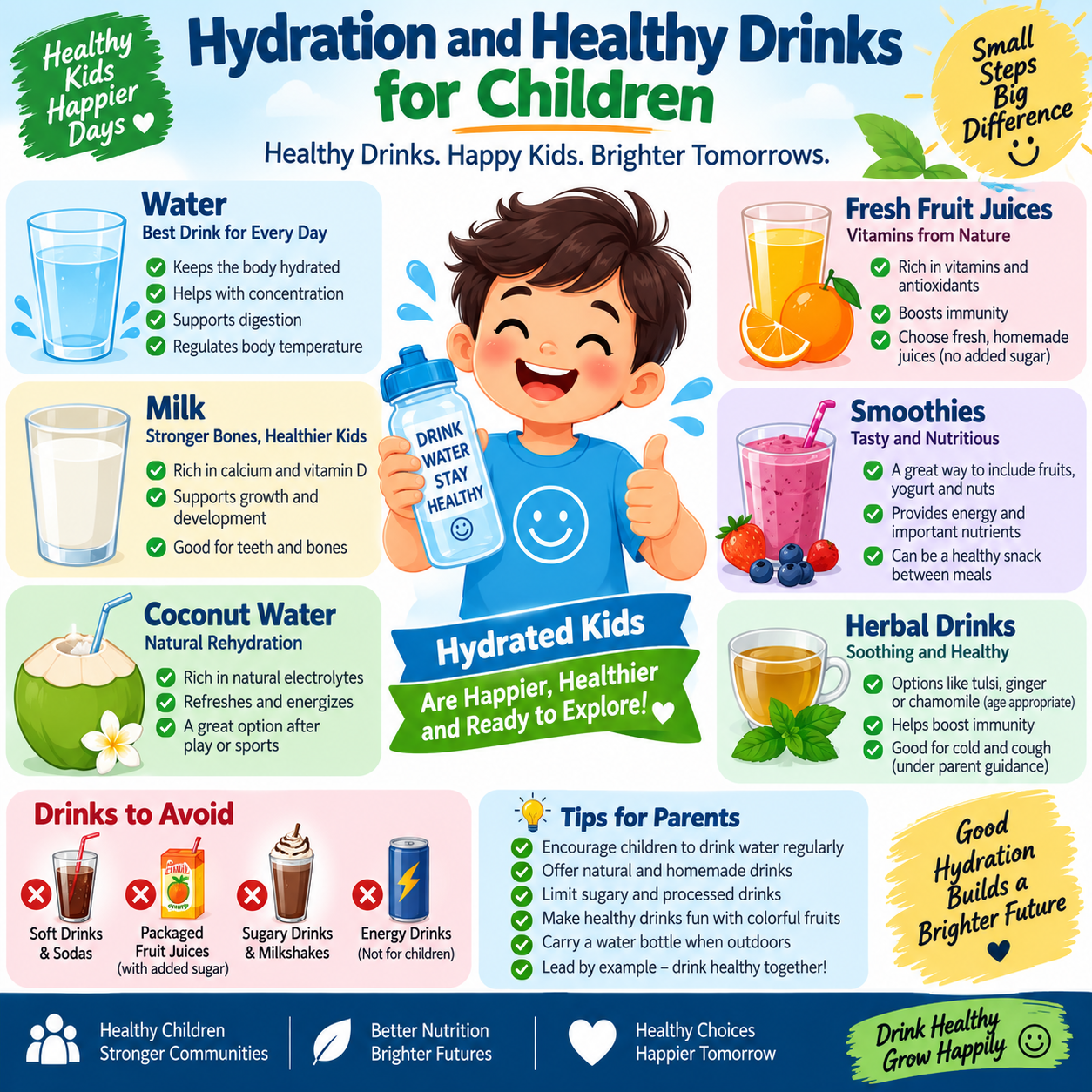Hydration and Healthy Drinks for Children
